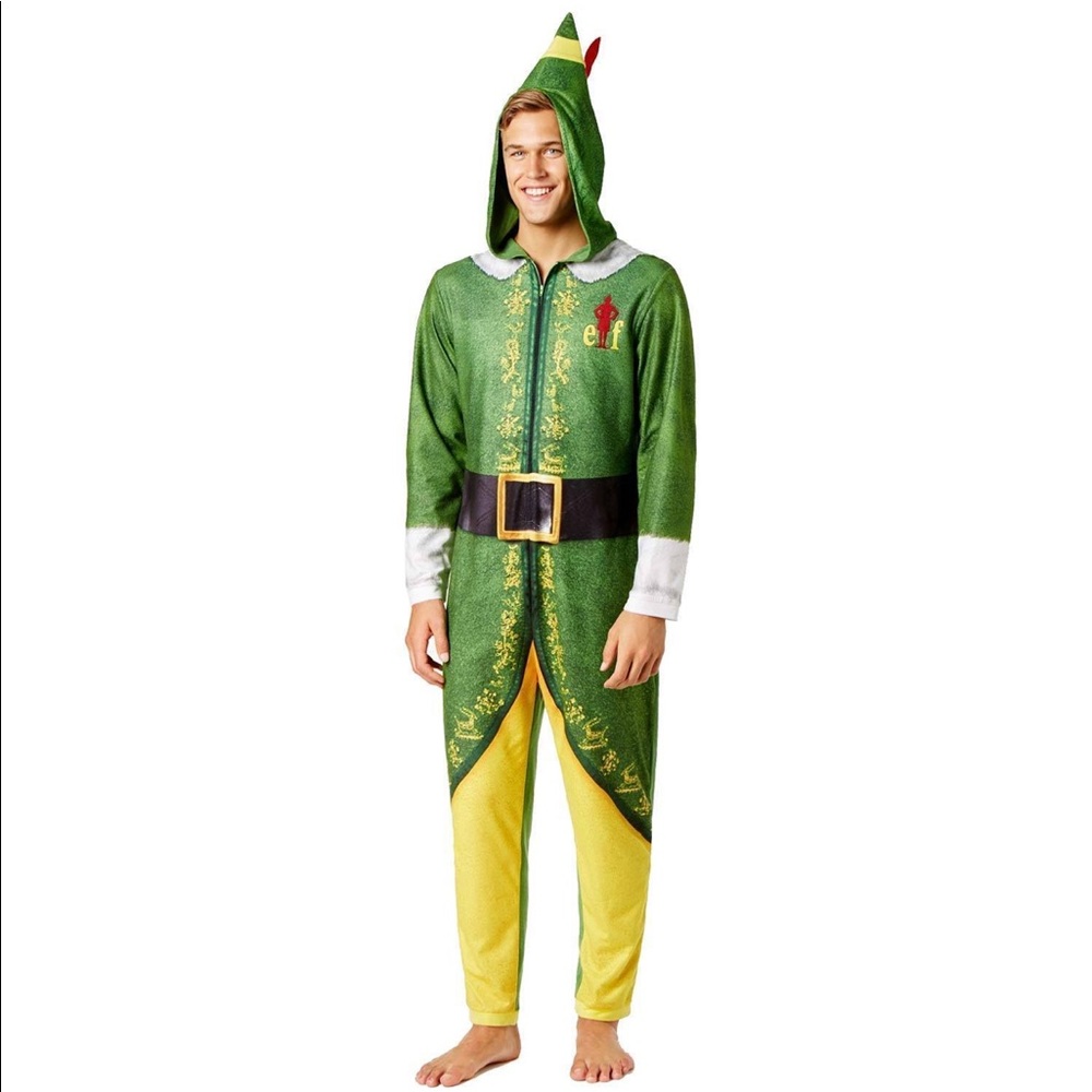 Buddy the Elf Onesie Christmas Pajamas
